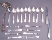 TEN DANISH ARTS & CRAFTS SILVE