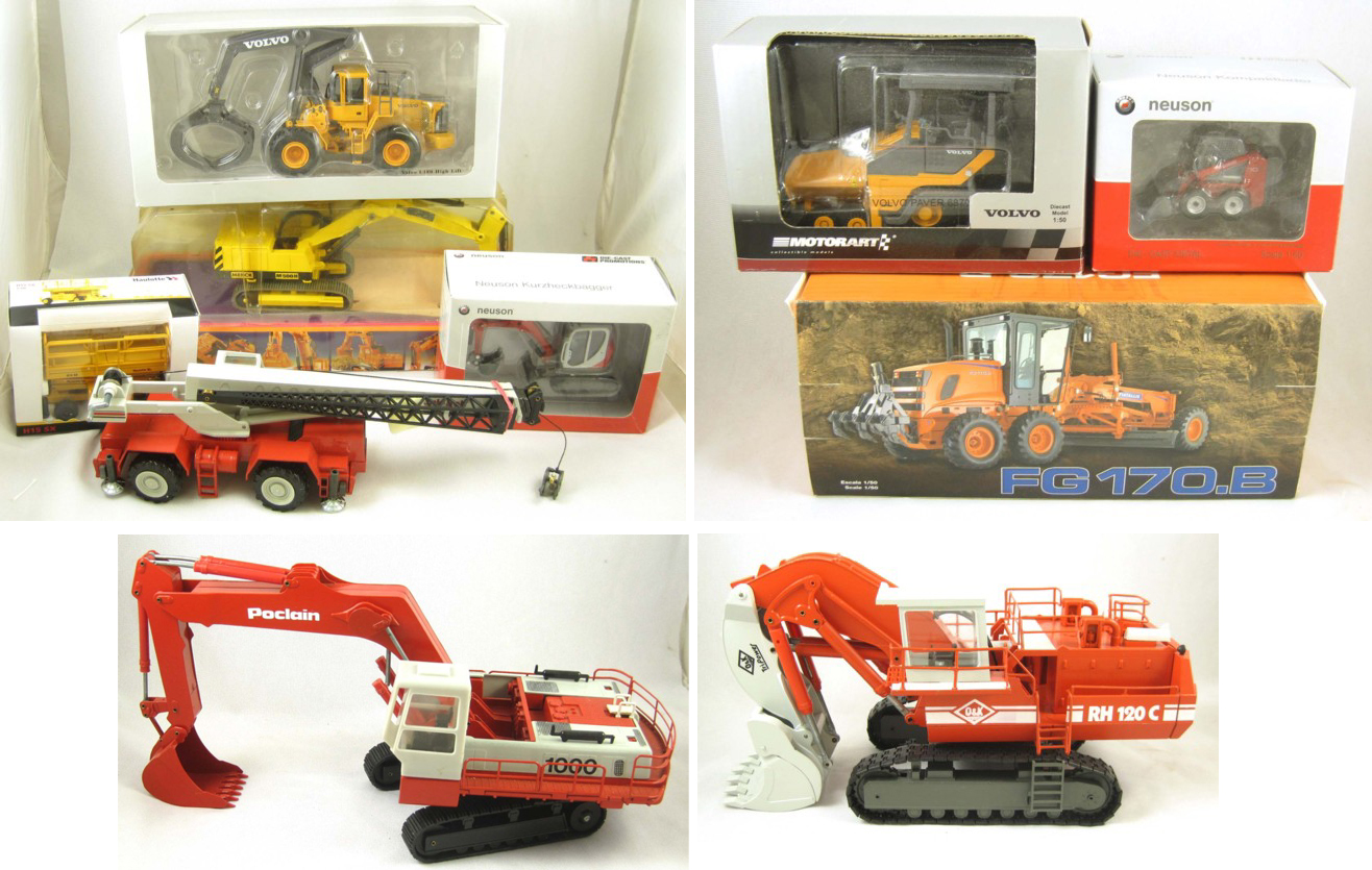 TEN DIECAST METAL SCALE MODELS
