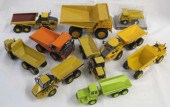 TEN DIECAST SCALE MODEL DUMP T