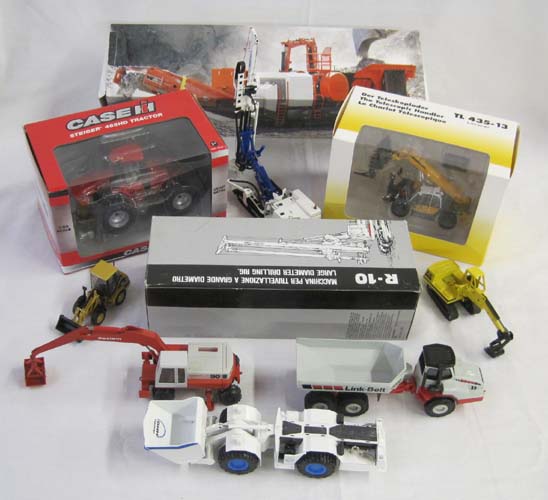 TEN DIECAST SCALE MODELS OF HEAVY