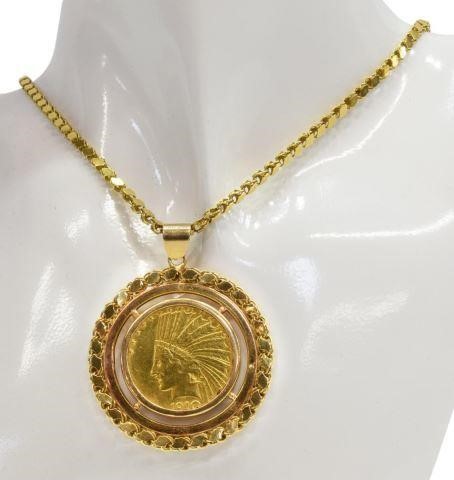TEN DOLLAR LIBERTY INDIAN HEAD GOLD