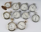 TEN ELGIN POCKET WATCHES1: I.W