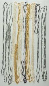 TEN "ENDLESS" SEED PEARL NECKL