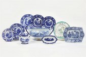 TEN ENGLISH BLUE AND WHITE POR