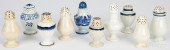 TEN ENGLISH PEPPERPOTS<br>Ten