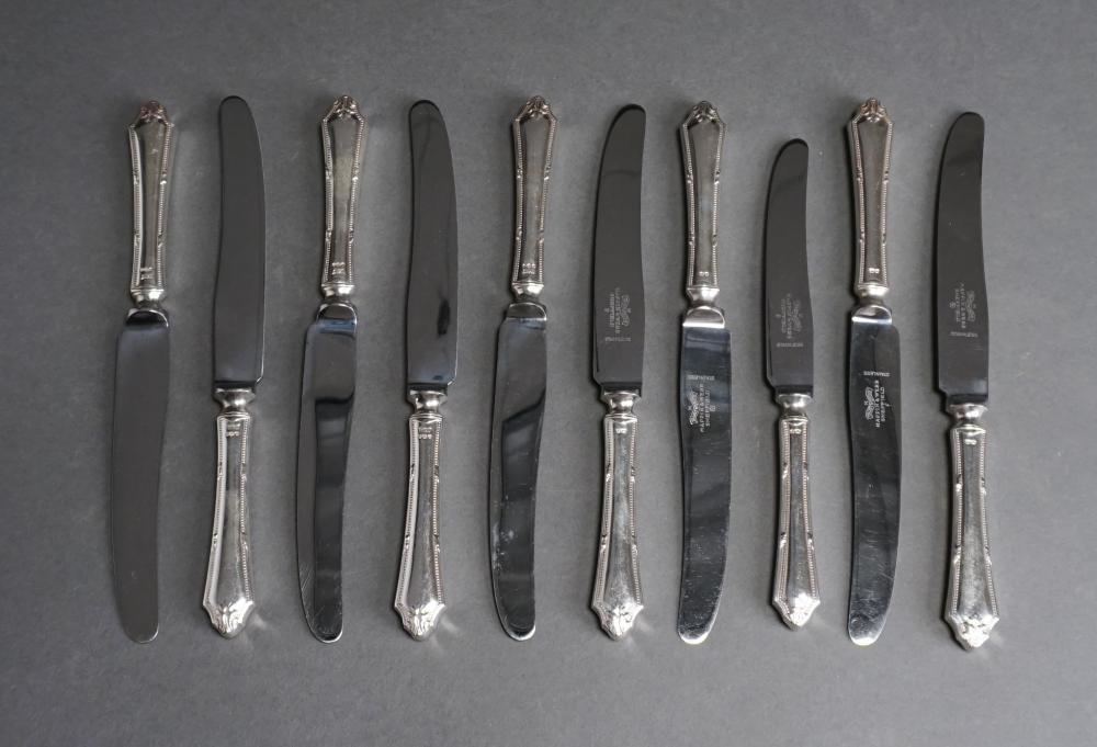 TEN ENGLISH STERLING SILVER