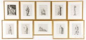 TEN FRENCH ENGRAVINGS OF CLASS