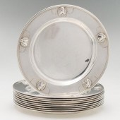 TEN GEORG JENSEN SILVER BLOSSO