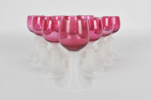 TEN GERMAN HAND BLOWN GLASS HO