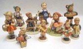 TEN GERMAN HUMMEL FIGURINES: '