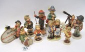 TEN GERMAN HUMMEL PORCELAIN FI