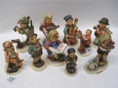 TEN GERMAN HUMMEL PORCELAIN FI