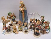 TEN GERMAN HUMMEL PORCELAIN FI