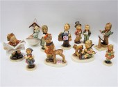 TEN GERMAN HUMMEL PORCELAIN FI