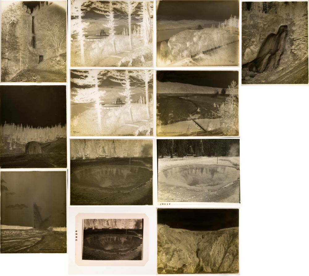 TEN GLASS NEGATIVES OF NORTHWEST
