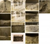 TEN GLASS NEGATIVES OF NORTHWE
