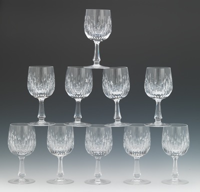 Ten Gorham "Chantilly" Wine Glasses