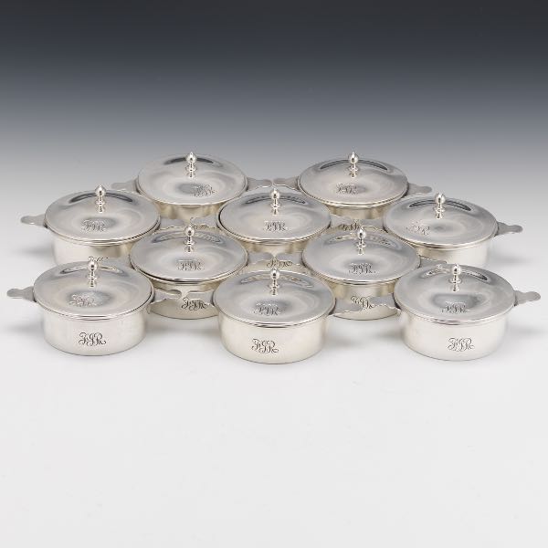 TEN GORHAM STERLING LIDDED