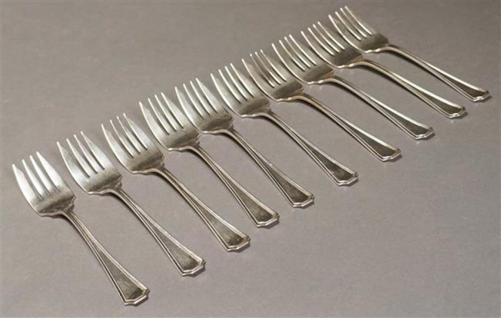 TEN GORHAM STERLING SILVER