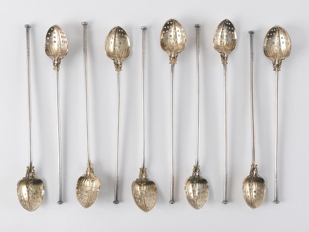 TEN GORHAM STERLING SILVER