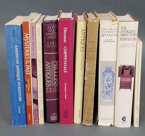 Ten hard-bound and paperback