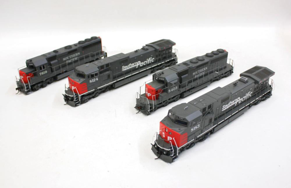 TEN "HO" GAUGE TRAIN ENGINES BY