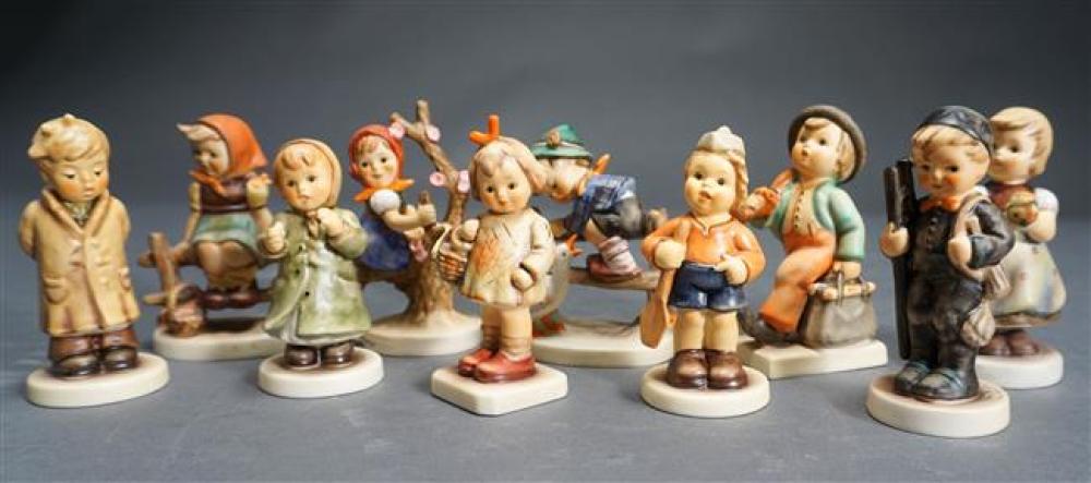 TEN HUMMEL FIGURINES, HEIGHT OF