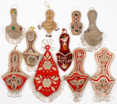TEN IROQUOIS INDIAN WALL POCKE