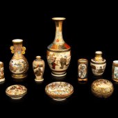 Ten Japanese Satsuma Articles