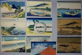 TEN JAPANESE WOODBLOCK PRINTS