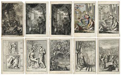 Ten Johann Volckamer engravings: