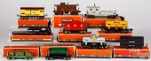 TEN LIONEL TRAIN CARS, 0 GAUGE