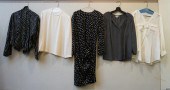 TEN LONG SLEEVE SILK BLOUSES (