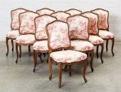 TEN LOUIS XV STYLE BEECHWOOD D