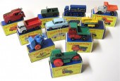 TEN MATCHBOX TOY VEHICLES incl
