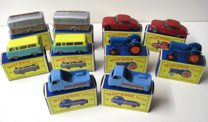TEN MATCHBOX TOY VEHICLES including