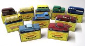 TEN MATCHBOX TOY VEHICLES incl