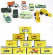 TEN MATCHBOX TOY VEHICLES incl