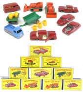 TEN MATCHBOX TOY VEHICLES incl
