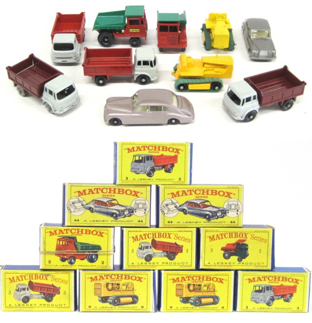 TEN MATCHBOX TOY VEHICLES