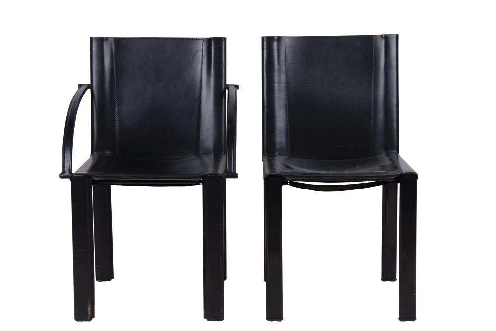 TEN MATTEO GRASSI BLACK LEATHER