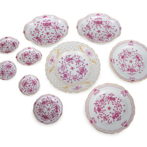 Ten Meissen Porcelain Articles