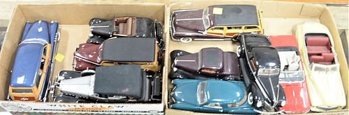 TEN MODEL CARS TO INCLUDE A FORD