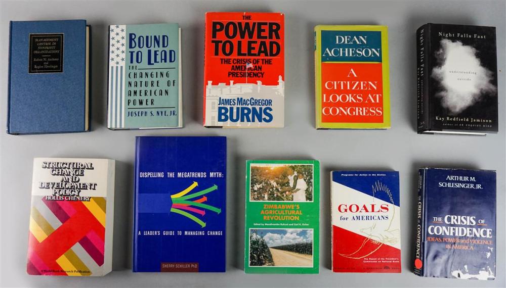 TEN OPINION/INFORMATIVE BOOKS,