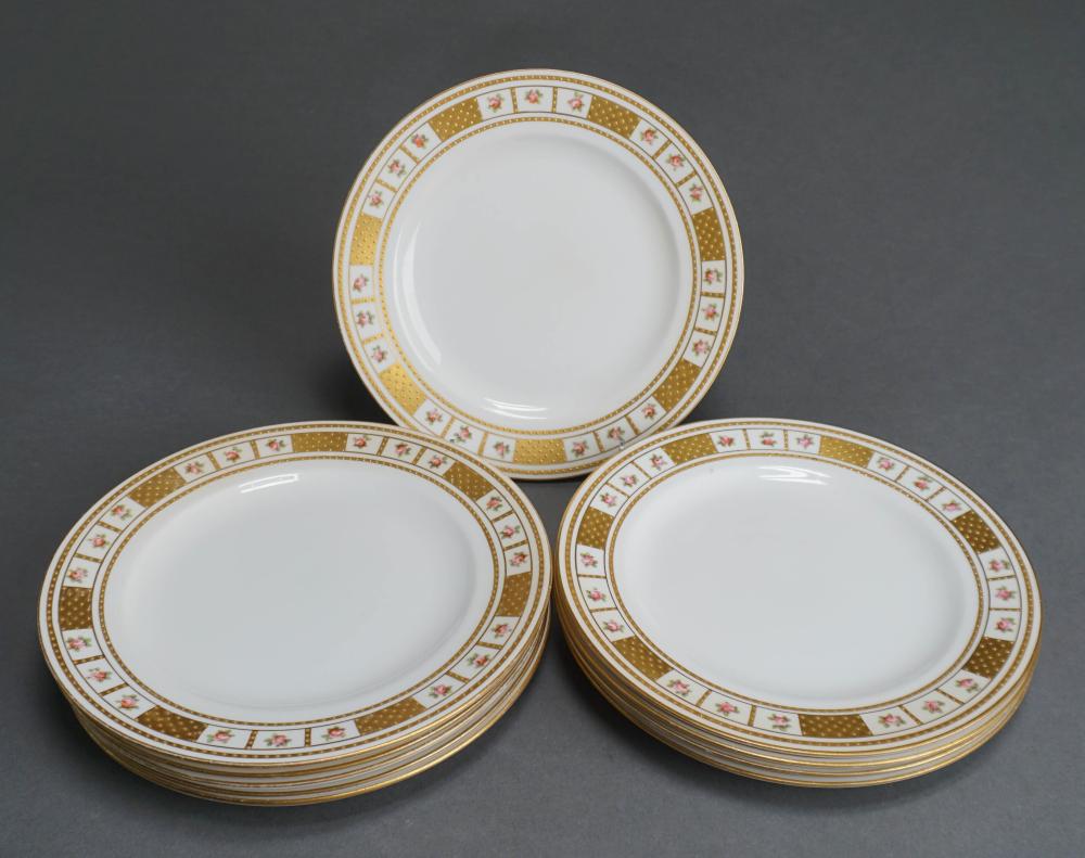 TEN OVINGTON BROS. GILT AND