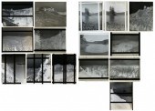 TEN PHOTOGRAPHIC GLASS NEGATIV