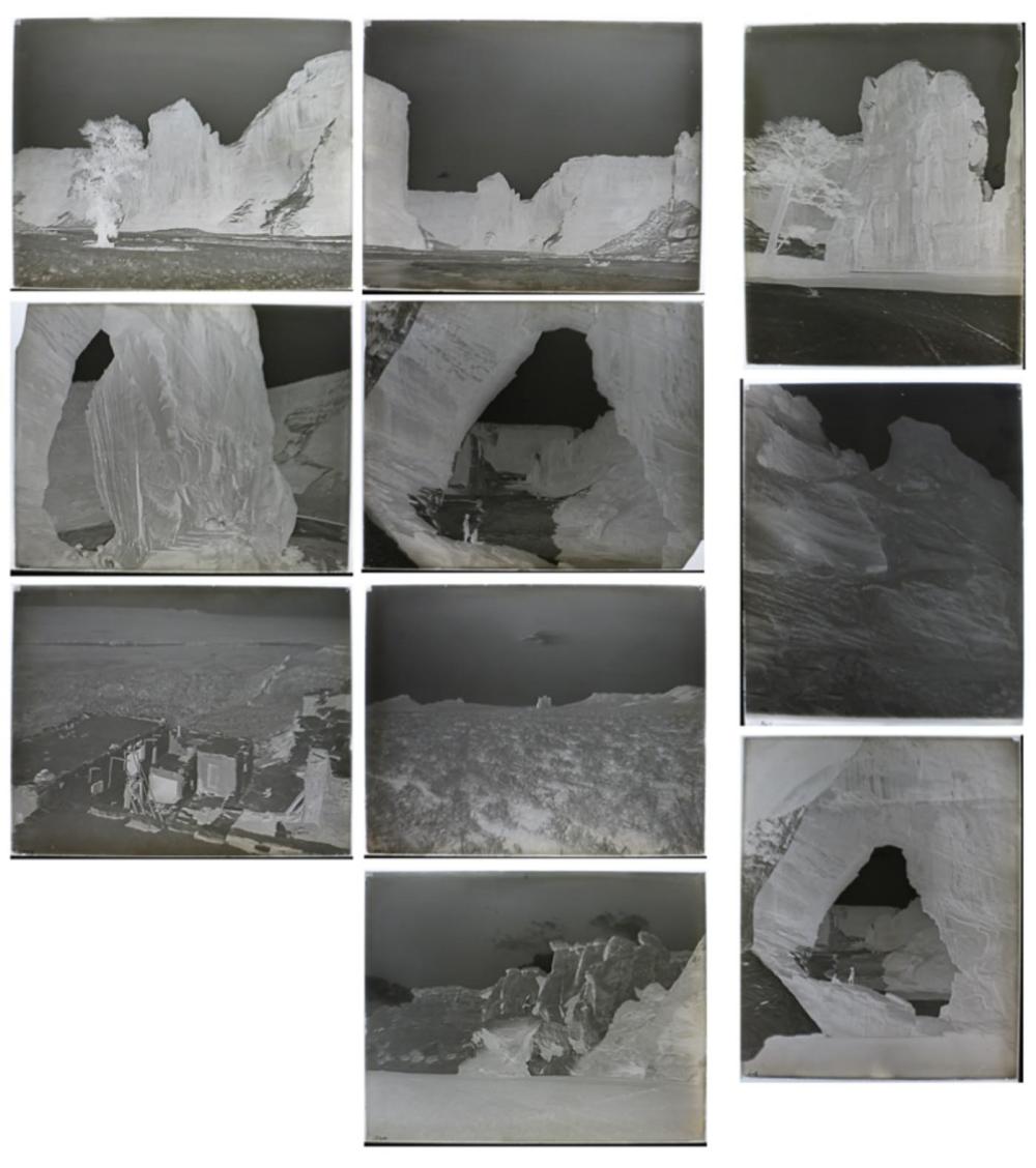 TEN PHOTOGRAPHIC GLASS NEGATIVESTEN
