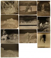 TEN PHOTOGRAPHIC GLASS NEGATIV
