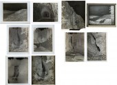 TEN PHOTOGRAPHIC GLASS NEGATIV