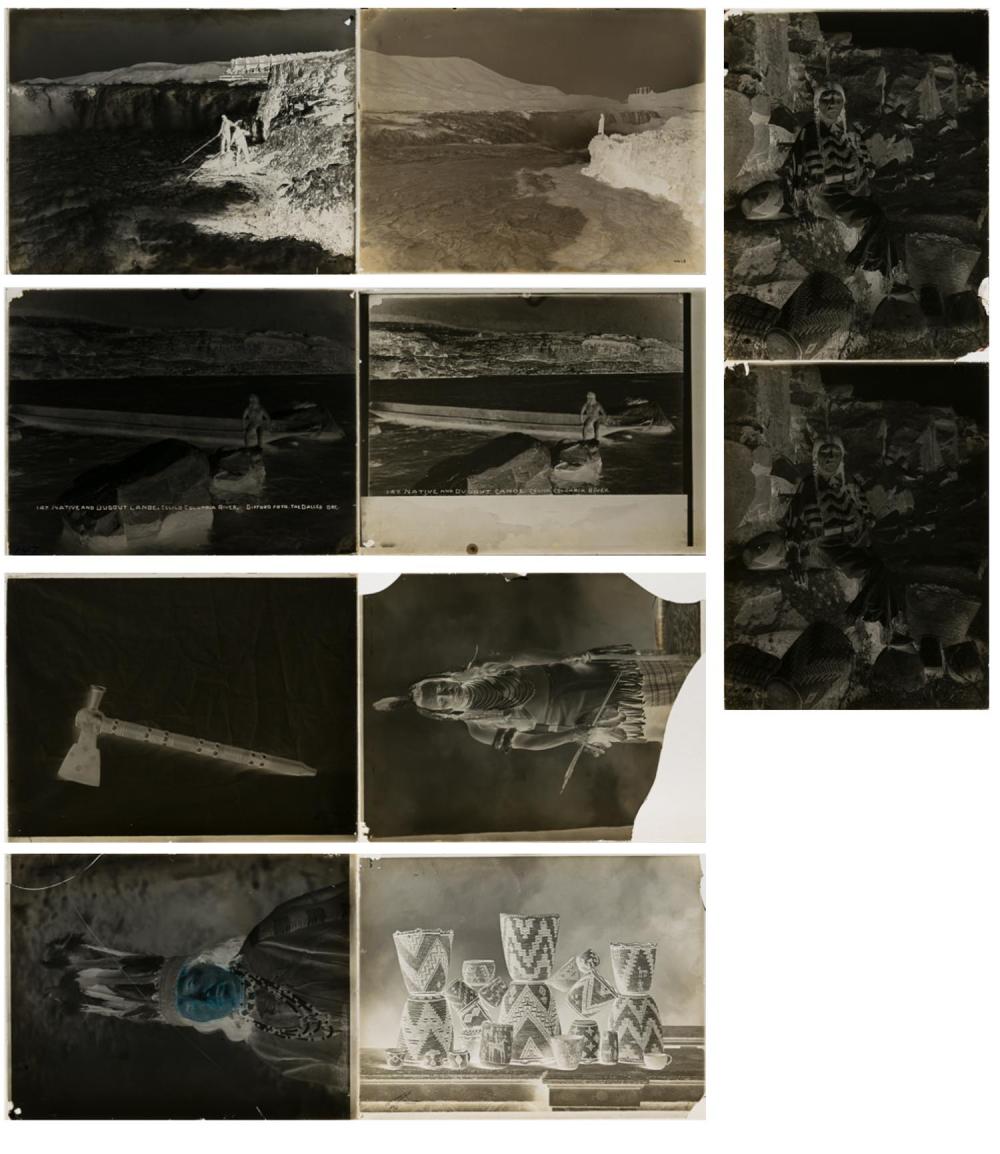 TEN PHOTOGRAPHIC GLASS NEGATIVESTEN